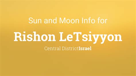 Rishon Letsiyyon Sex Dating