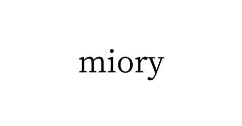 Miory Whore